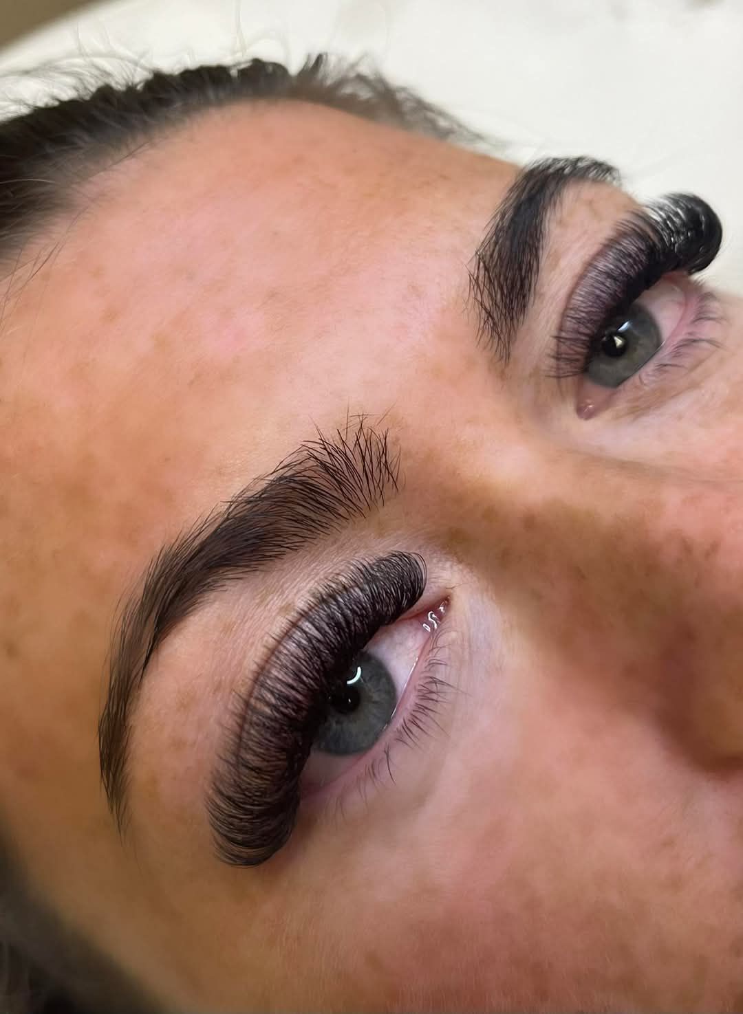 Volume lash extensions at Glitz Belfast